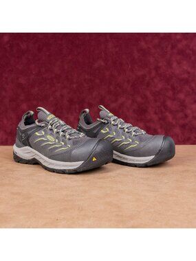 Keen Utillity Women Flint 2 Sport Grey Mesh Safety Toe Work Sneakers size 7